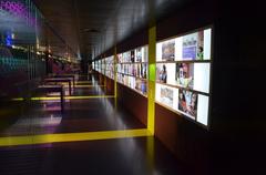 interior of the Parlamentarium in Brussels