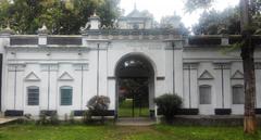 Gate to the bungalow in Dhanbari, Tangail