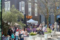 Terrasse Leonardo at Place les Mercier in spring 2017