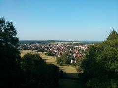 Langensteinbach viewed from Barbarakapelle