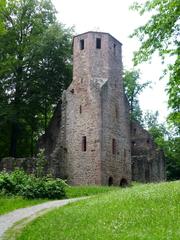 Barbarakapelle observation tower in Langensteinbach