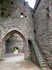 St. Barbarakapelle Außentreppe zum Hocheingang am Aussichtsturm