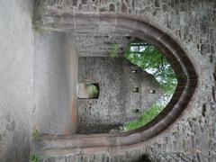 Barbarakapelle Langensteinbach chancel arch