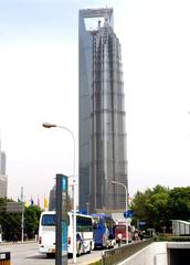 Jin Mao Tower and adjacent Shanghai Financial Center, Shanghai, 2008