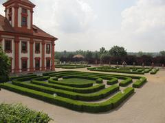 Trojský zámek park view on June 5, 2018