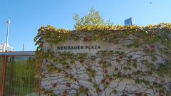 Wall with nameplate and ivy at the Barnes Foundation in Philadelphia