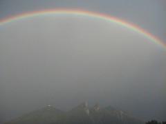 Rainbow over Cerro de la Silla