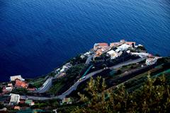 Scenic view of Ravello, a town in the Province of Salerno, Italy