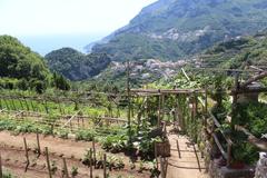 Ravello town above the Amalfi Coast