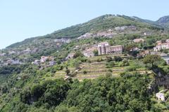 Ravello town above the Amalfi Coast, southern Italy