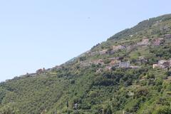 town of Ravello above the Amalfi Coast