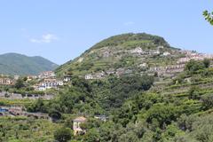 View of Ravello town in Amalfi Coast