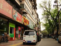 Luoma Commercial Pedestrian Street in Beilin, Xi'an, China