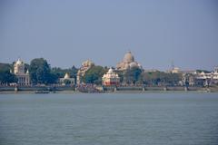 Belur Math across the Hooghly River on a winter morning