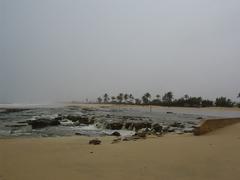 Barra do Cauipe meeting the sea