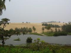 Rainy day at Barra do Cauipe beach