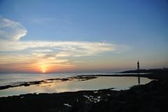 Lighthouse at Dwarka seashore