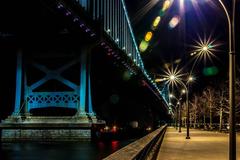 Ben Franklin Bridge from Race Street Pier