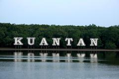 Skyline of Kuantan with coastal view