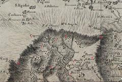 Historical map of Tramonti, 1794