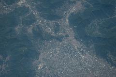 View of Italy from space