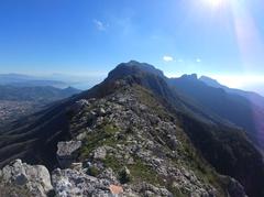 Monte Finestra mountain chain from North