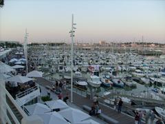 Marina de Royan with boats docked