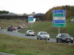 Rocade de Royan at Belmont interchange