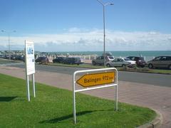 direction sign to Balingen in Royan, France