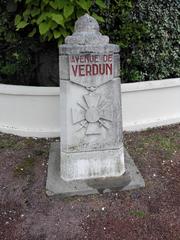 Borne of Avenue de Verdun in Royan