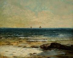 The Sea at Palavas by Gustave Courbet