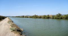 Canal du Rhône à Sète near Carnon-Plage in Gard France