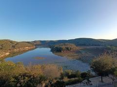 Pantà del Foix during the Catalonia drought, February 2024