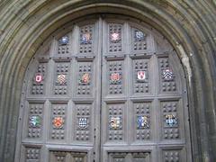 Bodleian Library ornate wooden door