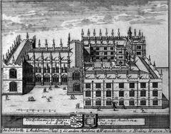 Bodleian Library, Oxford line engraving