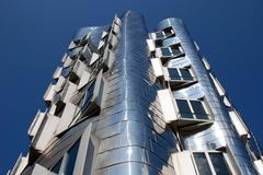 Düsseldorf Neuer Zollhof with Frank Gehry buildings