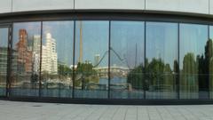 Düsseldorf Medienhafen reflection