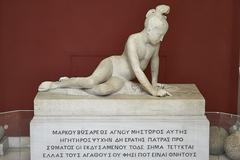 The Greek Girl Carrara marble sculpture by Pierre-Jean David