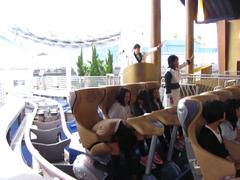 roller coaster at Universal Studios Japan