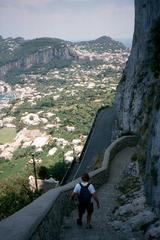 Phoenician Steps between Capri and Anacapri