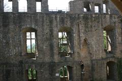 Old Castle Hohenbaden in Baden-Baden with wind harp