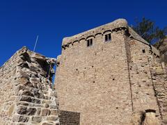 Mittlerer Bereich der Burg Altes Schloss in Baden-Baden