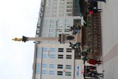 Colonne de la Vierge on Marienplatz in Munich