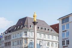 Mary's Column on Marienplatz in Munich