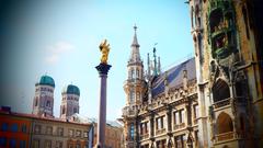 Marienplatz in Munich, Germany