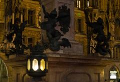 Angels sculpture at Marienplatz in Munich