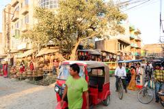 Market scene in Biratnagar, Nepal