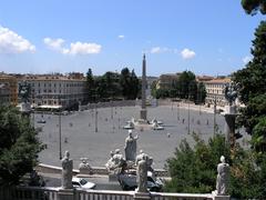 Piazza del Popolo in Rome, Italy