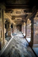 Badami Cave temple inner view