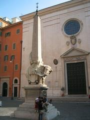 Bernini's Elephant sculpture in Rome